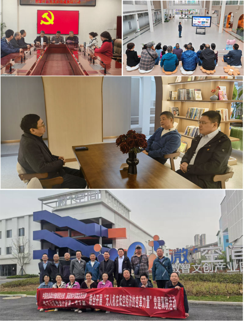 湖北电信与湖北云技科技联合举办 “无人机在低空经济的变革力量” 党建翼联活动